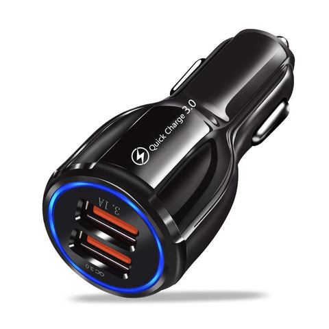 3.1A Dual USB Car Charger LED Fast Charging-PA01159-Veeddydropshipping