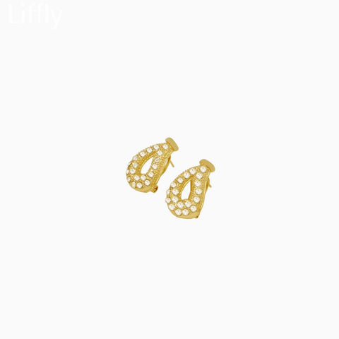 Creative Design bridal Gold Jewelry Sets Crystal Necklace Ring -JW00317-Veeddydropshipping