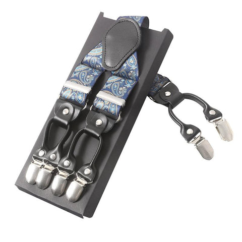 Leather Suspender Wide Elastic Pant Band Brace-MF00842-Veeddydropshipping