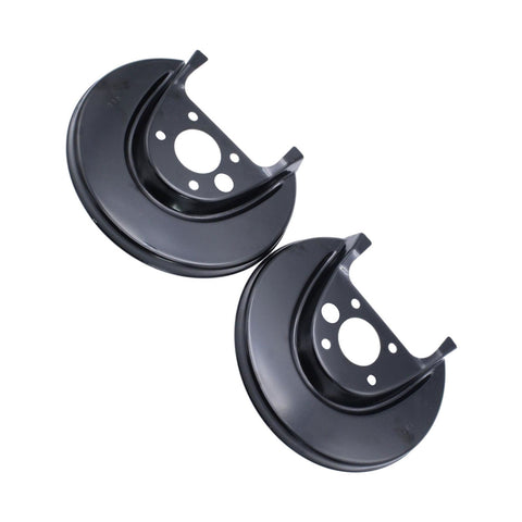 Set of 2 Brake Backing Plates Black Anchor Cover Splash Plates Fits for Audi-AM00187-Veeddydropshipping