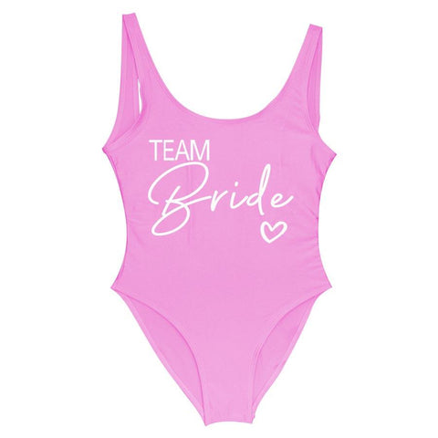 Bride Swimsuit Women 2023 New Team Bride One-Piece Swimwear -OS00260-Veeddydropshipping