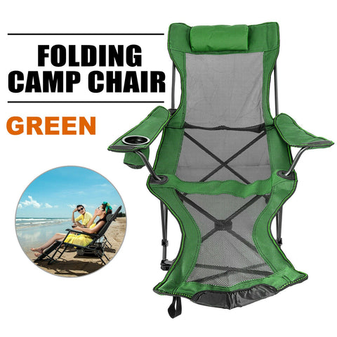 Outdoor Folding Camp Chair Backrest With Footrest-HA01636-Veeddydropshipping
