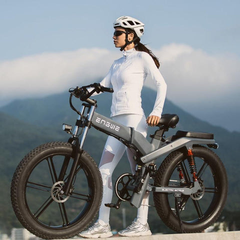 Electric Bicycle 26Inch 1000W 48V 19AH Folding Lithium Battery Bike Full -OS01112-Veeddydropshipping