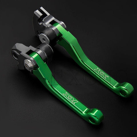 Foldable Pivot Dirt Pit Bike  Brake Clutch Levers  Handle  For Kawasaki-AM01170-Veeddydropshipping