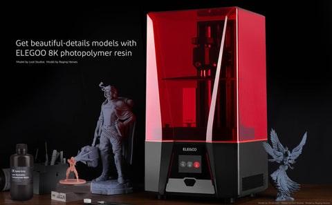 Mono MSLA 3D printer UV resin curing 8K liquid crystal 3D printer 10 ''8K liquid crystal printing