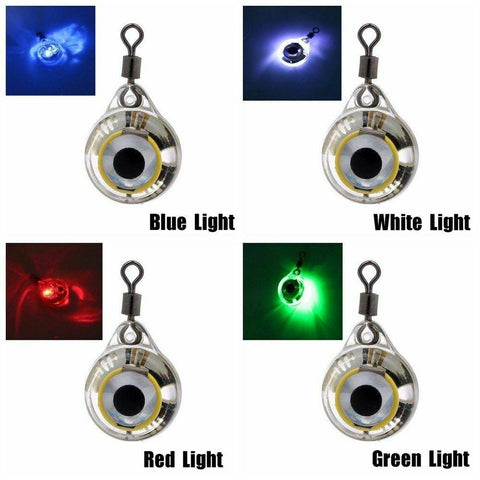 Ｍini Fishing Lure Trap Light LED Deep Drop Underwater Eye Shape-TI00967-Veeddydropshipping