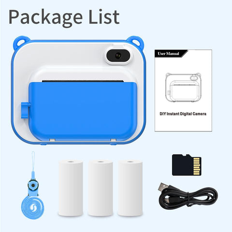 DIY Printting Children&#39;s Camera With Thermal Paper Digital Photo -CE00510-Veeddydropshipping