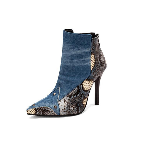 Women Spring / Autumn Fashion 11cm High Heels Pointed-BS00913-Veeddydropshipping