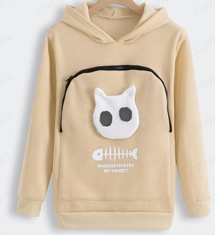 Sweatshirt Cat Lovers Hoodie Kangaroo Dog Pet Paw Dropshipping-TB01357-Veeddydropshipping