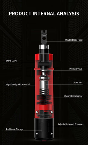Punch Down Tool with Blade Storage-CO01527-Veeddydropshipping