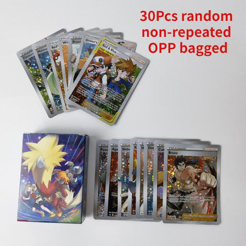 30-60Pcs Pokemon Cards 1996 Boost EX Card Trainer Card Energy Ball-TB01618-Veeddydropshipping
