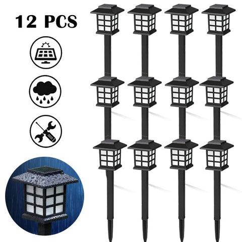 LED Solar Pathway Lights Lawn Lamp Outdoor Solar Lamp Decoration for Garden-TI00831-Veeddydropshipping