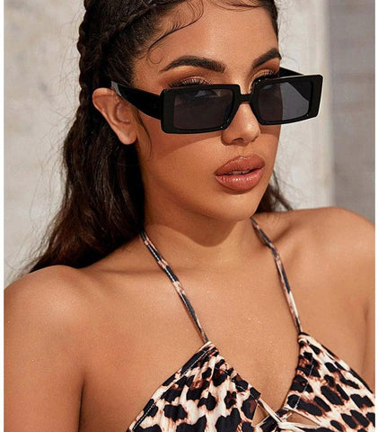 Square Retro Women Vintage Sun Glasses-WF01298-Veeddydropshipping