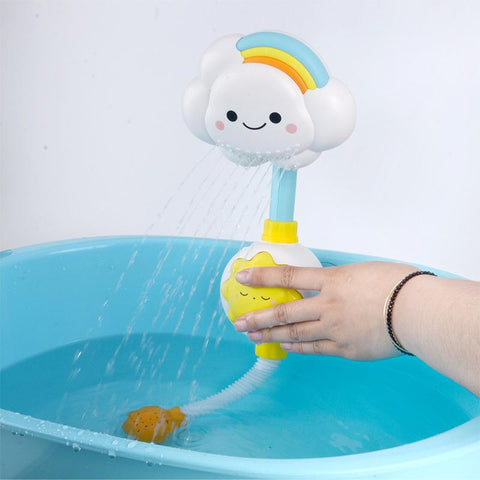 Baby Bath Toys Cloud Bathtub Showers Bathing Spouts Suckers Folding Faucet Children-TB00501-Veeddydropshipping