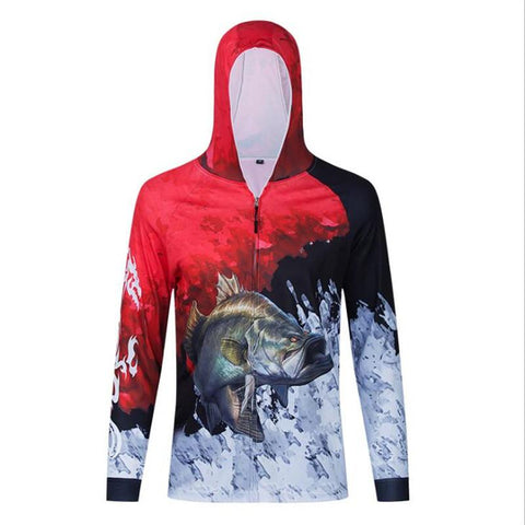 Hot Sale Men Fishing Jersey Professional Breathable Quick Dry Fishing Hoodie -OS00533-Veeddydropshipping