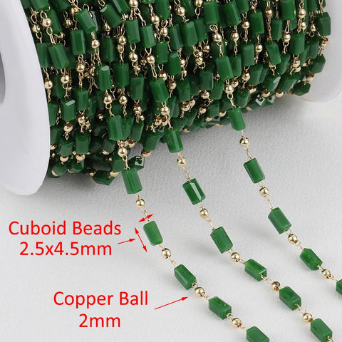 Beads Chains Bohemian Necklace Chain for Choker-JW01548-Veeddydropshipping