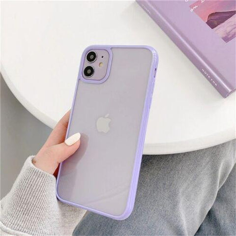 Case for iPhone 14 13 11 12 Pro Max Mini 7 8 SE XR Clear Shockproof Phone Cover-PA00098+Veeddydropshipping