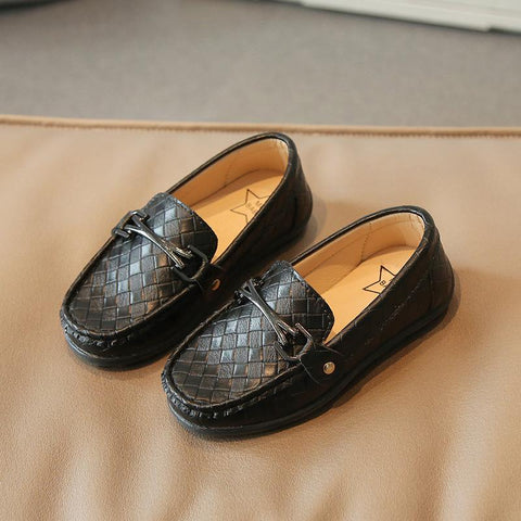 Children Leather Shoes 2022 Spring and Autumn New Boys Moccasin Shoes-TB00116-Veeddydropshipping