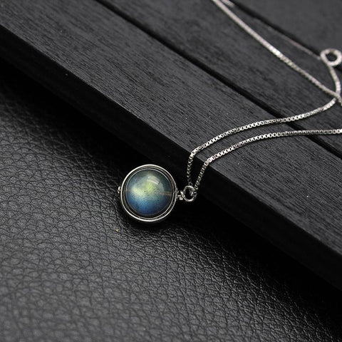 925 Sterling Silver Pendant Necklace For Women -JW00011-Veeddydropshipping