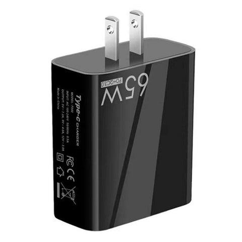 65W GaN Charger USB C Charger Quick Charge3.0 PD Type C Mobile Phone Adapter-PA00382-Veeddydropshipping