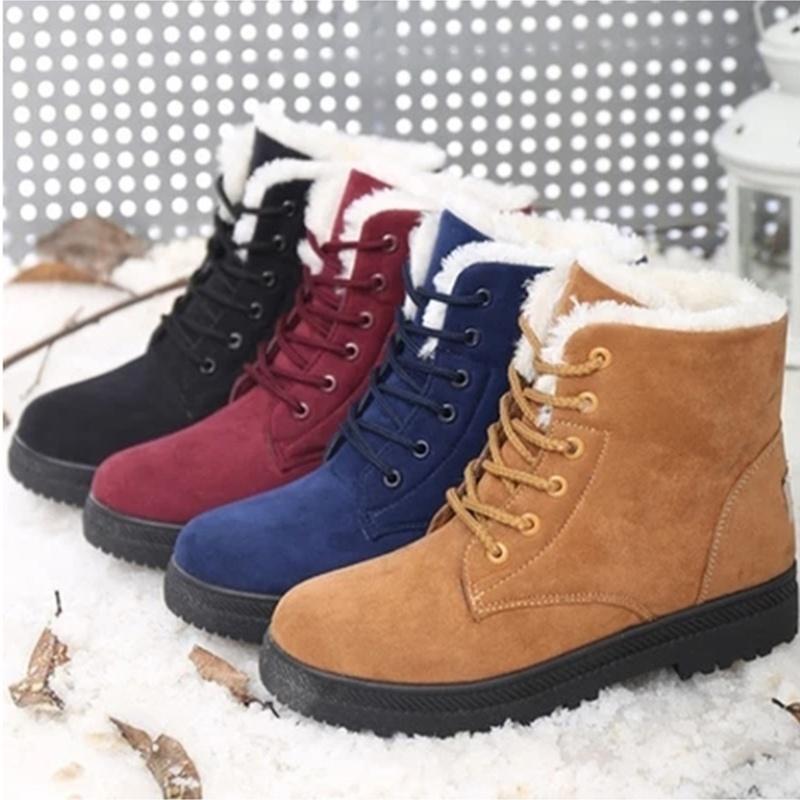 Cotton Shoes Short Tube Warm Ladies Ankle Boots Ankle-BS00919-Veeddydropshipping