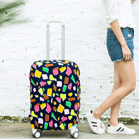 Geometry Love Heart Shaped Luggage Case Dust Cover-BS00738-Veeddydropshipping