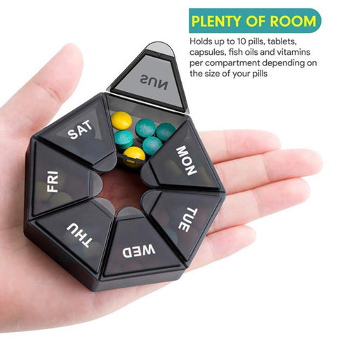 Daily Pill Case Plastic pillbox Tablet Candy Box-HA00797-Veeddydropshipping
