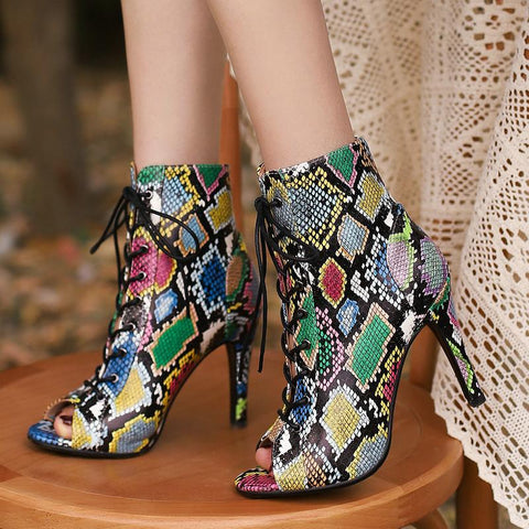 Gladiator Sexy Comfort Thin HIgh Heels Party Ballroom Latin-BS00805-Veeddydropshipping