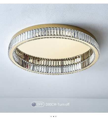 Modern Round Ceiling Crystal LED Lights-TI00284-Veeddydropshipping
