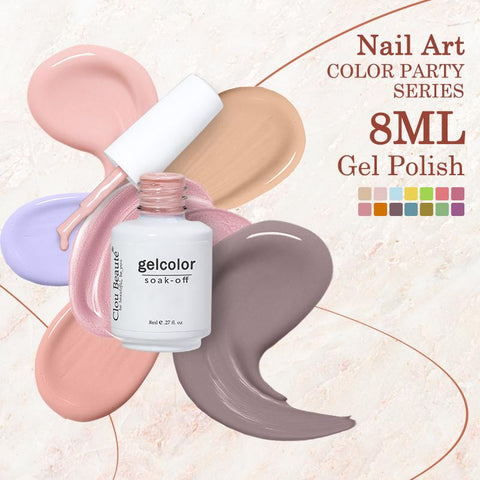 Nail Gel Polish 8ml Nude Series Gel Base Top Coat -BH00984-Veeddydropshipping