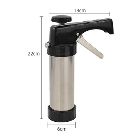 Stainless Steel Cake Cream Decorating Gun Sets-HA01774-Veeddydropshipping