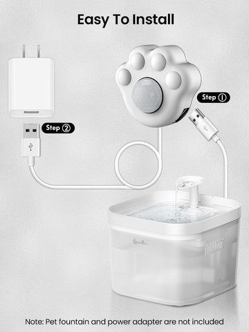 Cat Water Fountain Motion Sensor-HA01989-Veeddydropshipping