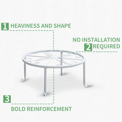 Iron Flower Rack Floor Houseplant Stand-HA01745-Veeddydropshipping