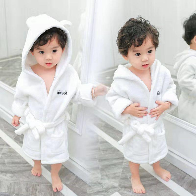 EuerDoDo Children&#39;s Bathrobe For Boys Girls Warm Long Sleeve-TB01054-Veeddydropshipping