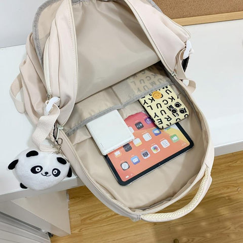 Fashion Kawaii Girl School Bags Female Laptop College Backpack-BS00249-Veeddydropshipping