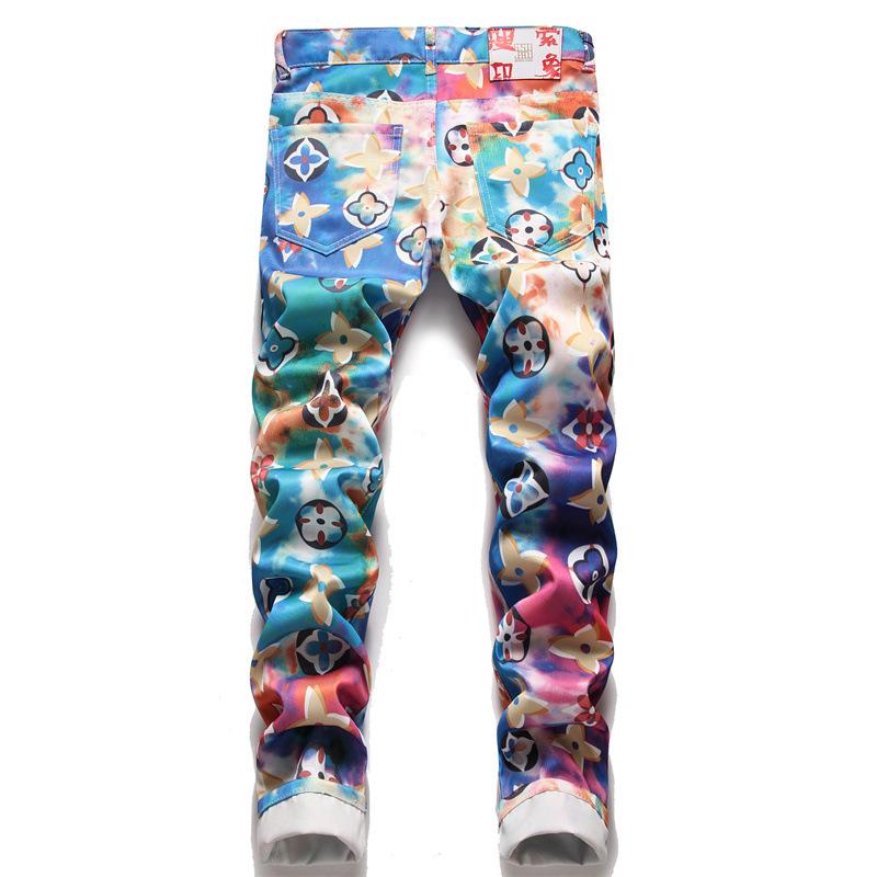 Pencil Jeans Hip Hop Jogging Denim Pants Fashion-MF00477-Veeddydropshipping
