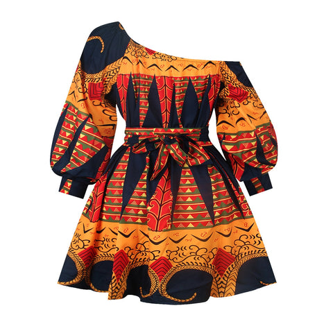 Robe Wax African Dresses For Women-WF01673-Veeddydropshipping