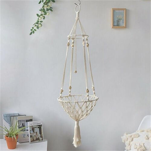 Hand Woven Cat Swing Tapestry Bed-HA01642-Veeddydropshipping