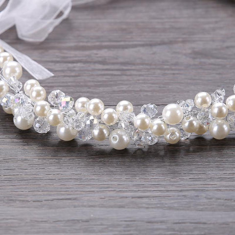 Headbands Rhinestone Beaded Head Piece Head Hair Jewelry -JW00548-Veeddydropshipping