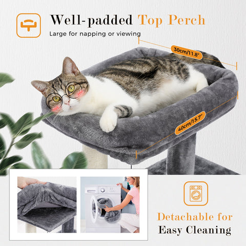 Cat Tree Luxury Cat Towers with Double Condos-HA01427-Veeddydropshipping