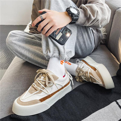 Board Shoes Platform Shoes Male Trainer Chaussure Hombre-BS01357-Veeddydropshipping