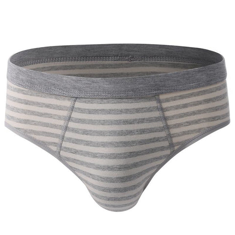 Men&#39;s Briefs Pure Cotton Mid Waist Youth Sexy U Convex-MF01680-Veeddydropshipping