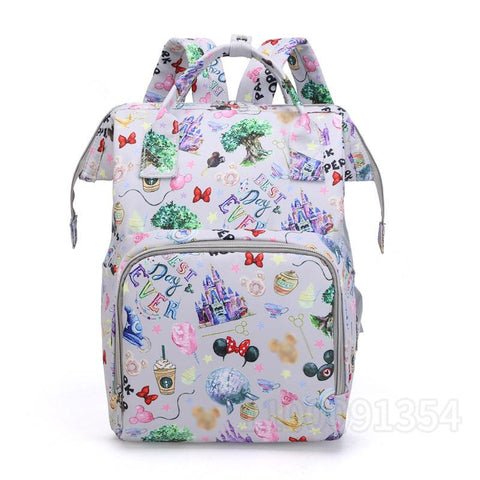 Disney 2022 New Diaper Bag Backpack Multifunctional Baby Bag-TB00191-Veeddydropshipping