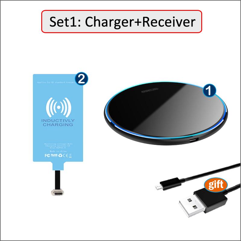 Wireless Charging Receiver +USB Type-C Adapter-Veeddydropshipping