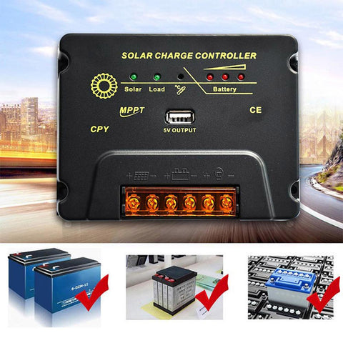 Solar Controller Solar Panel Battery Regulator-TI00729-Veeddydropshipping