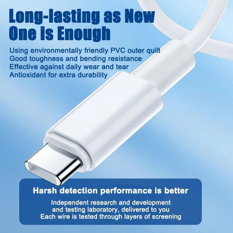 PD 100W Fast Charge Data Cable For Huawei P30 Samsung Xiaomi Phone USB C to USB Type-C-PA00400-Veeddydropshipping