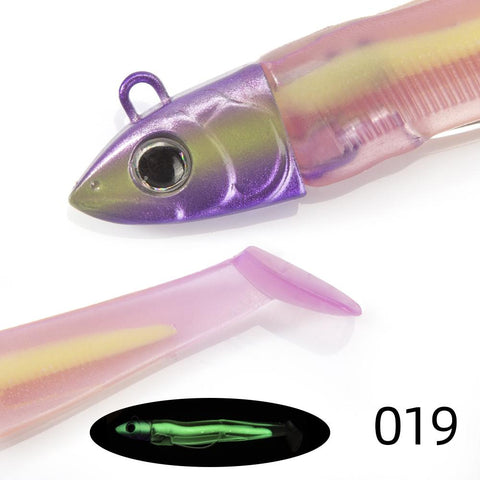 Fishing Black Minnow Soft Lure Jig Head 25g 40g 60g  90mm 110mm 125mm Wobbler -OS00385-Veeddydropshipping
