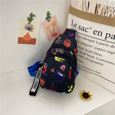 leisure chest bag Elementary school travel small backpack Cartoon-BS00413-Veeddydropshipping