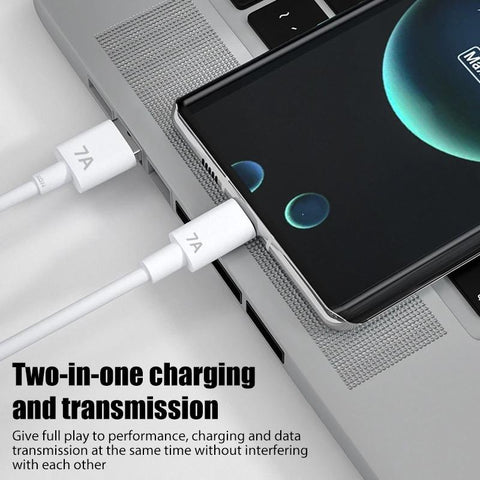 Tkey 7A Superfast Charging Cable USB C Fast Charger Cables Data Cord For Huawe-PA00018-Veeddydropshipping