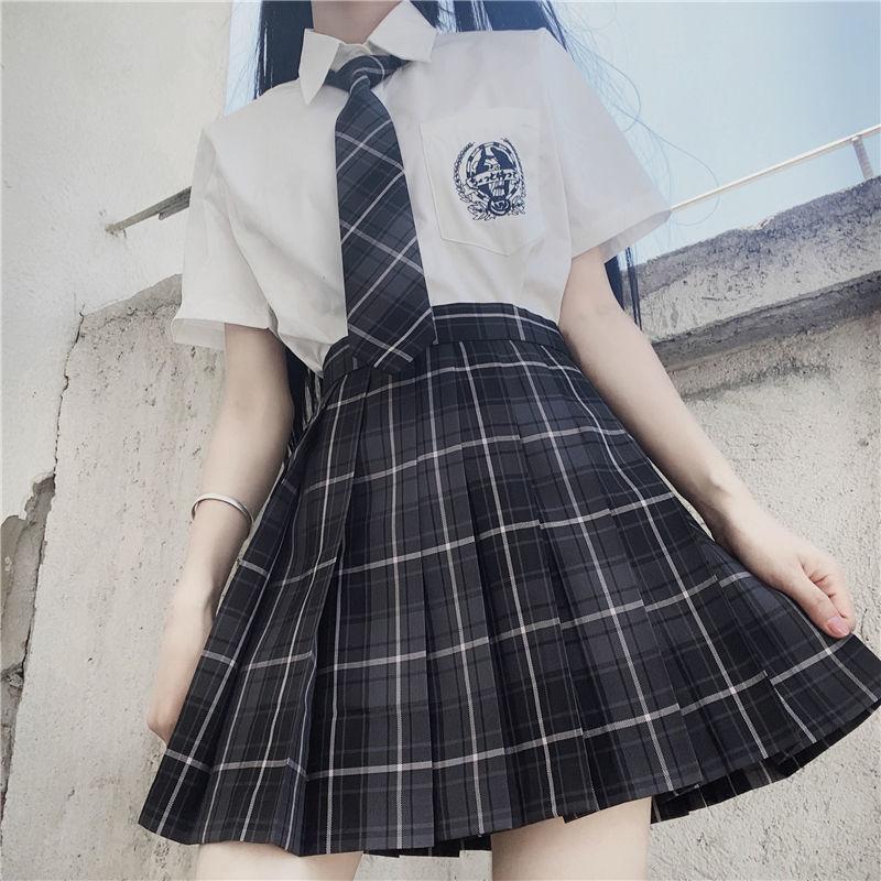 Japanese Jk Uniform Pleated Skirt Girl-WF00005-Veeddydropshipping